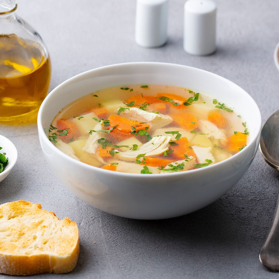 Hühnerbouillon – Feine Hühnersuppe mit Fleisch- und Gemüseeinlage (2 x 200 g) 2