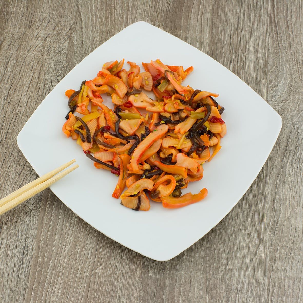 Chuka Ika Sansai - japan. Tintenfisch Sesam Salat 2