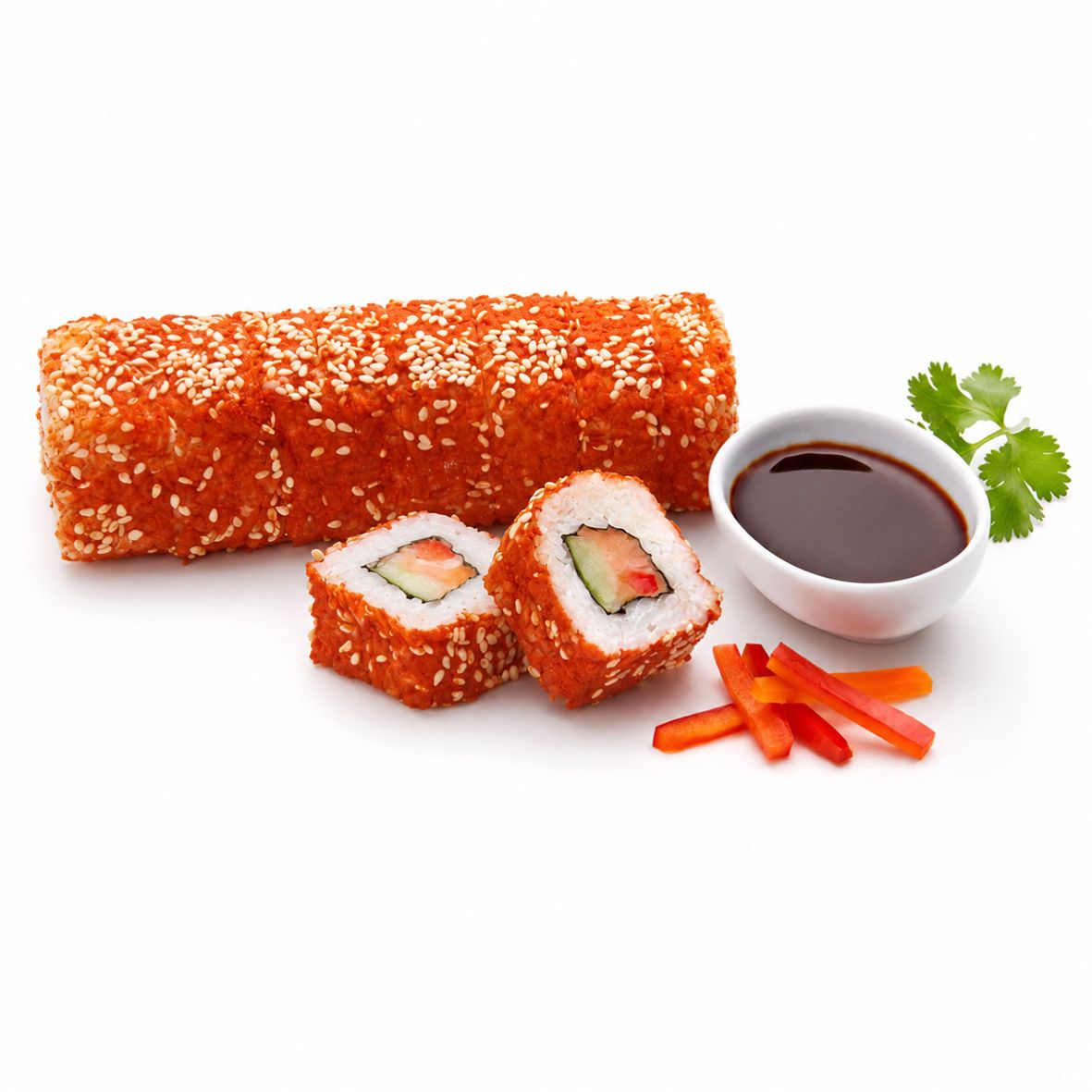 Sushi California Spicy Lachs 2 x 200 g Rollen