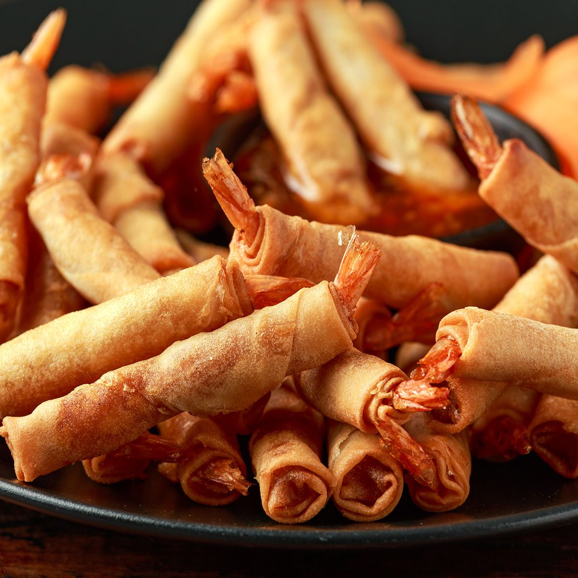 Garnelen im FILO-Teig – Leckere Garnelenhäppchen im orientalischen Blätterteig, 1kg 2