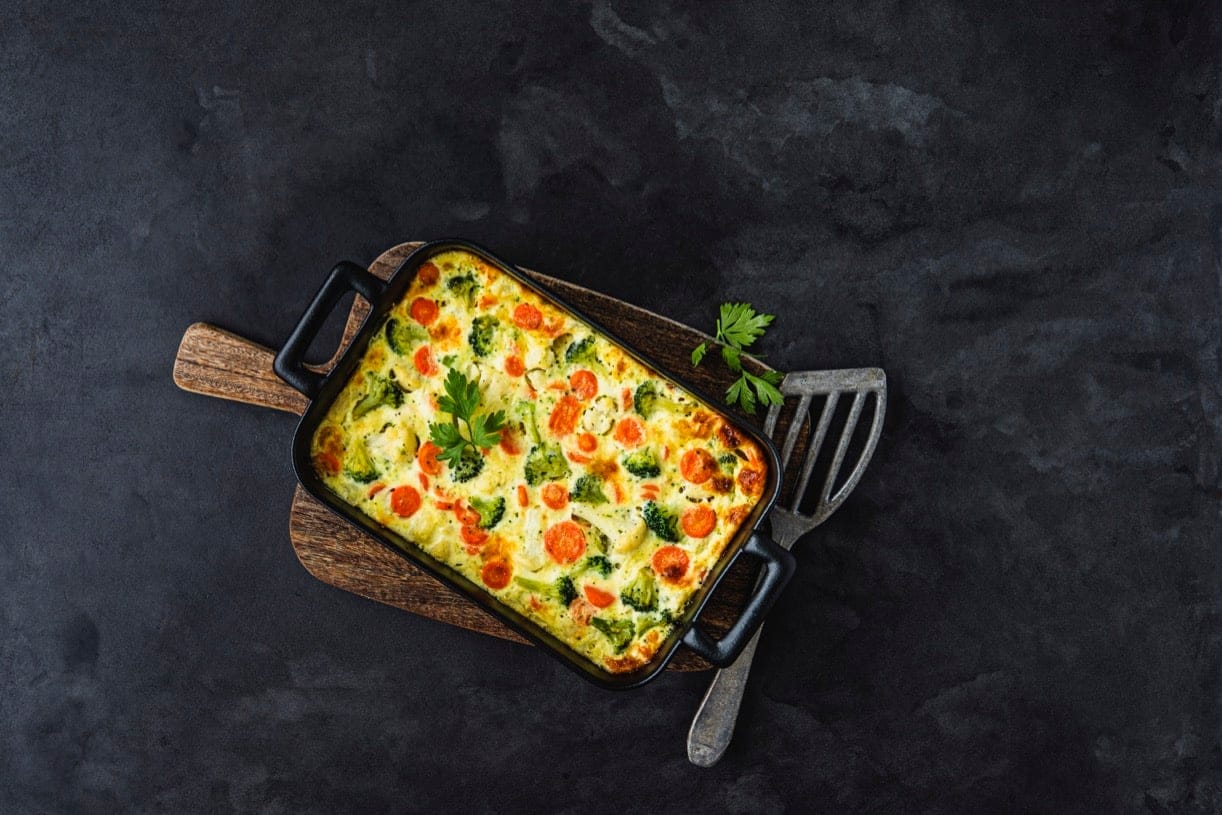 Schnelle Gemuse-Frittata Rezept fur eine einfache und cremige Mahlzeit