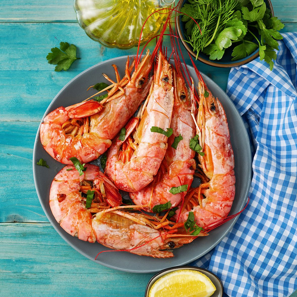 Argentinische Rotgarnelen, ganz/roh, WILDFANG 3