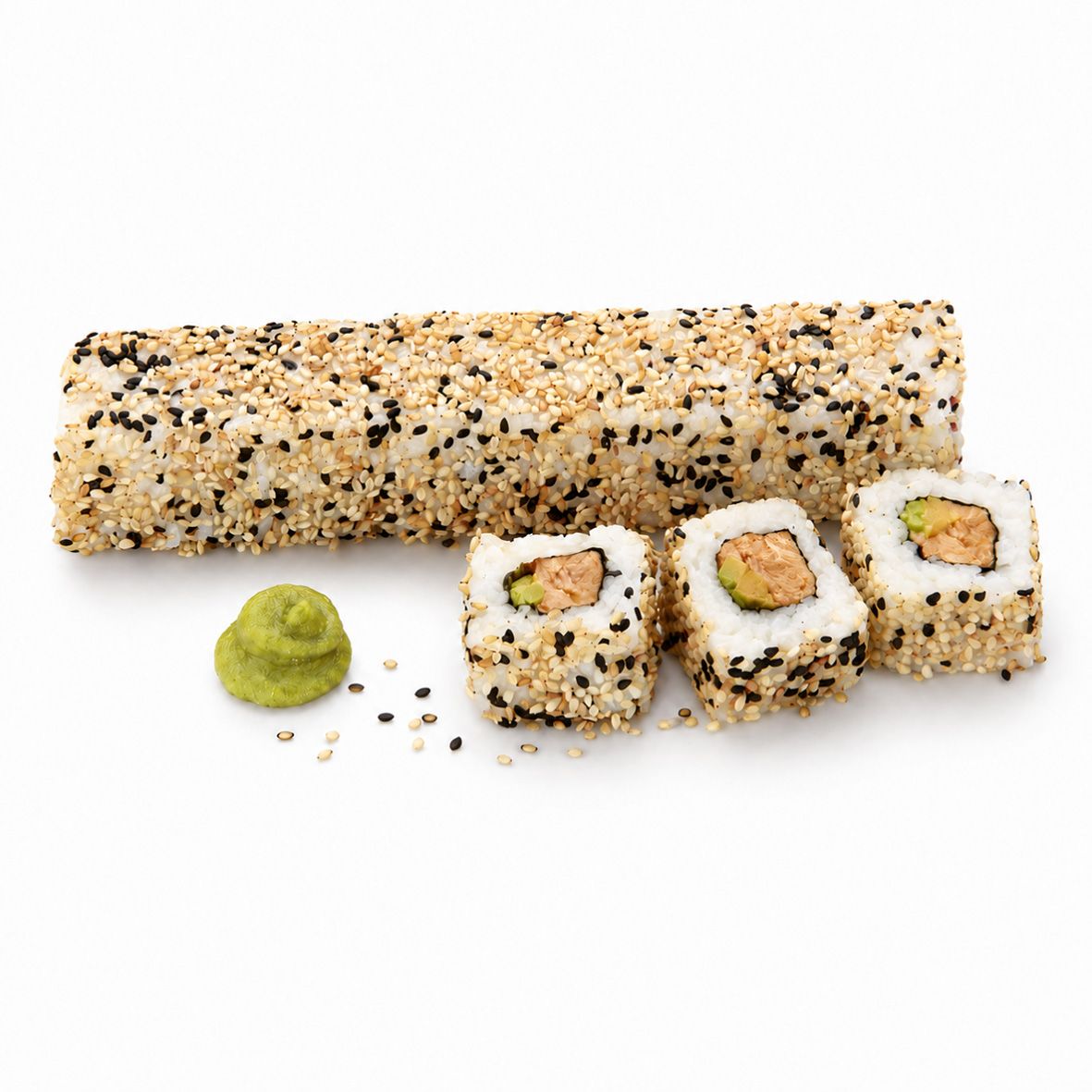 Sushi California Teriyaki-Lachs und Avocado 2 x 200 g Rollen