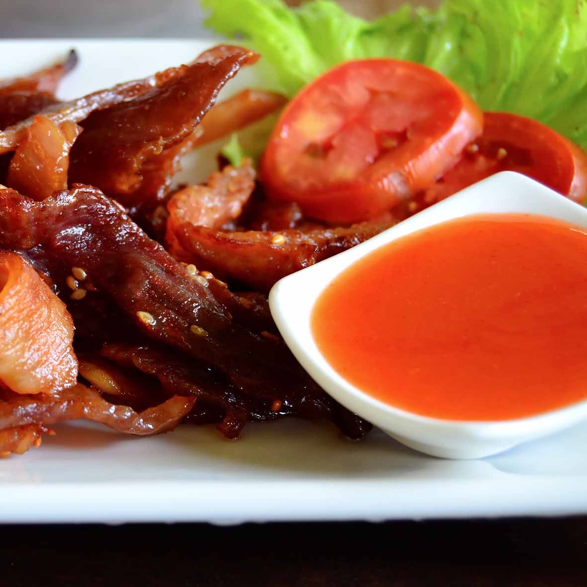 Asiasauce Sweet Chili – Exotische Würz-Buttersauce mit Ingwer & Sesamöl (4 x 80g)