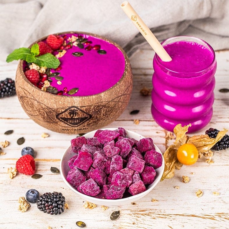 Pitaya IQF Würfel 15x15mm BIO  (3 * 1,2kg)  