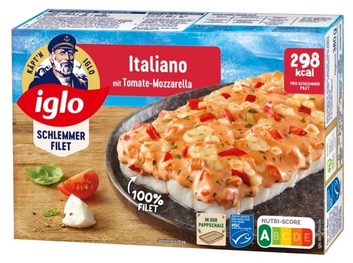 iglo Schlemmer-Filet Italiano mit Tomate-Mozzarella 380g