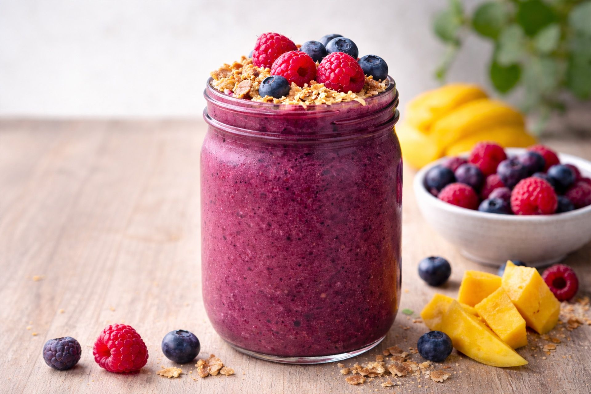 Frozen-Berry-Smoothie als Rezeptidee