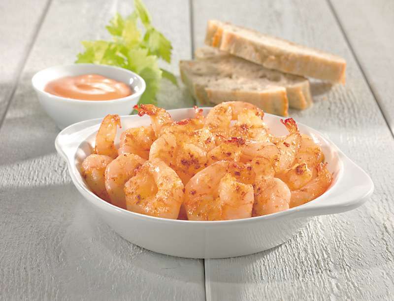 GOSCH Garnelen zum Grillen in Knoblauchmarinade, 1 kg (Litopenaeus vannamei)