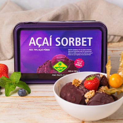 Açaí Sorbet 1000 ml (950 g) – fruchtiges Dessert tiefgekühlt 3