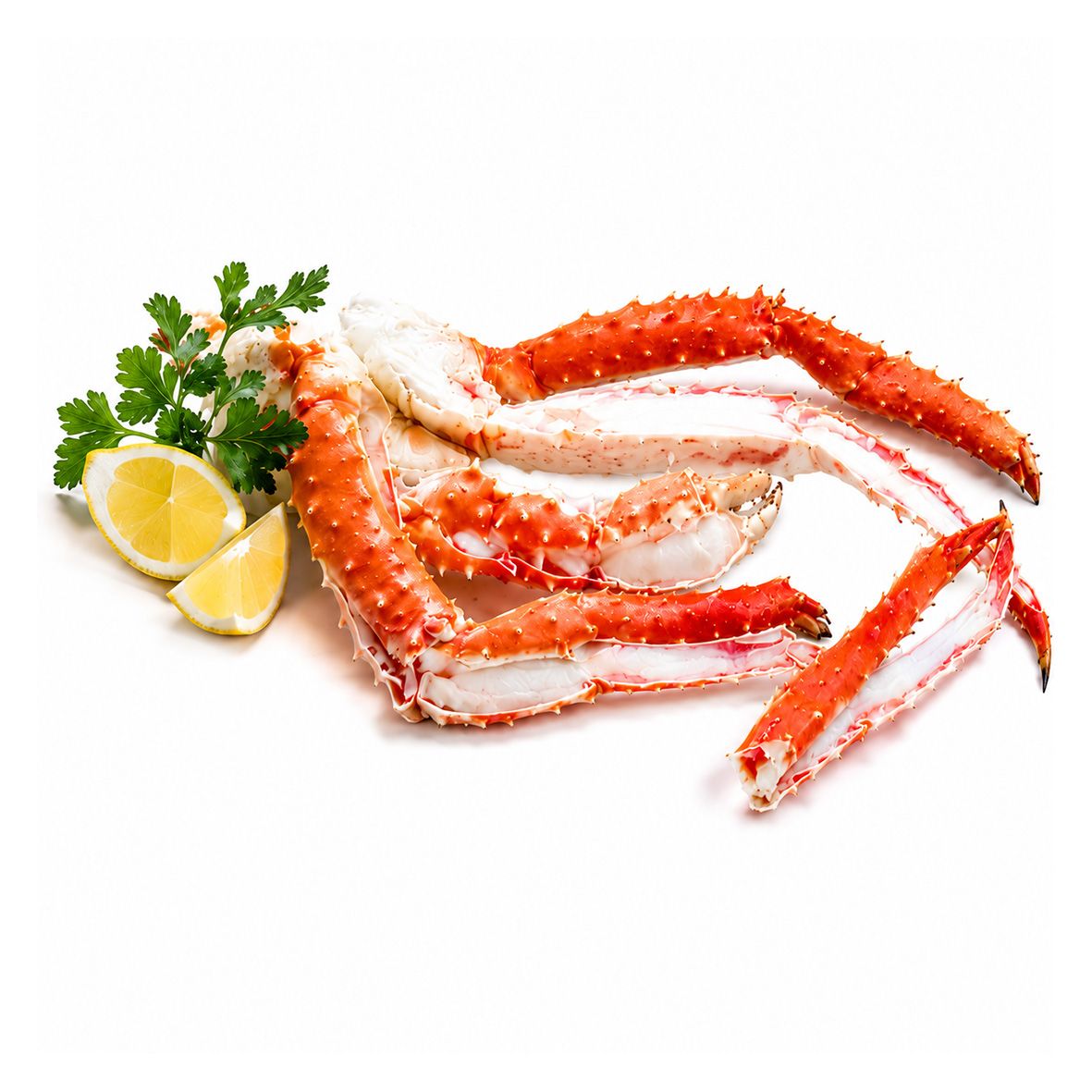 Königskrabben Beine und Scheren gekocht, halbiert, kleines Grading, 2,5 kg