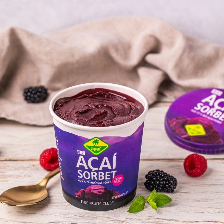Açaí Sorbet BIO  (6 * 475ml)  2