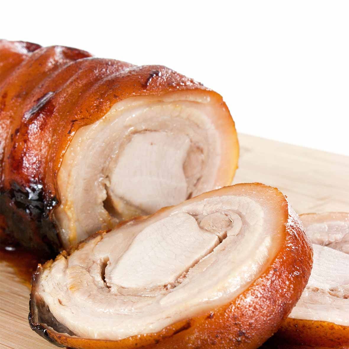 Spanferkelrollbraten – saftig & knusprig veredelt   2