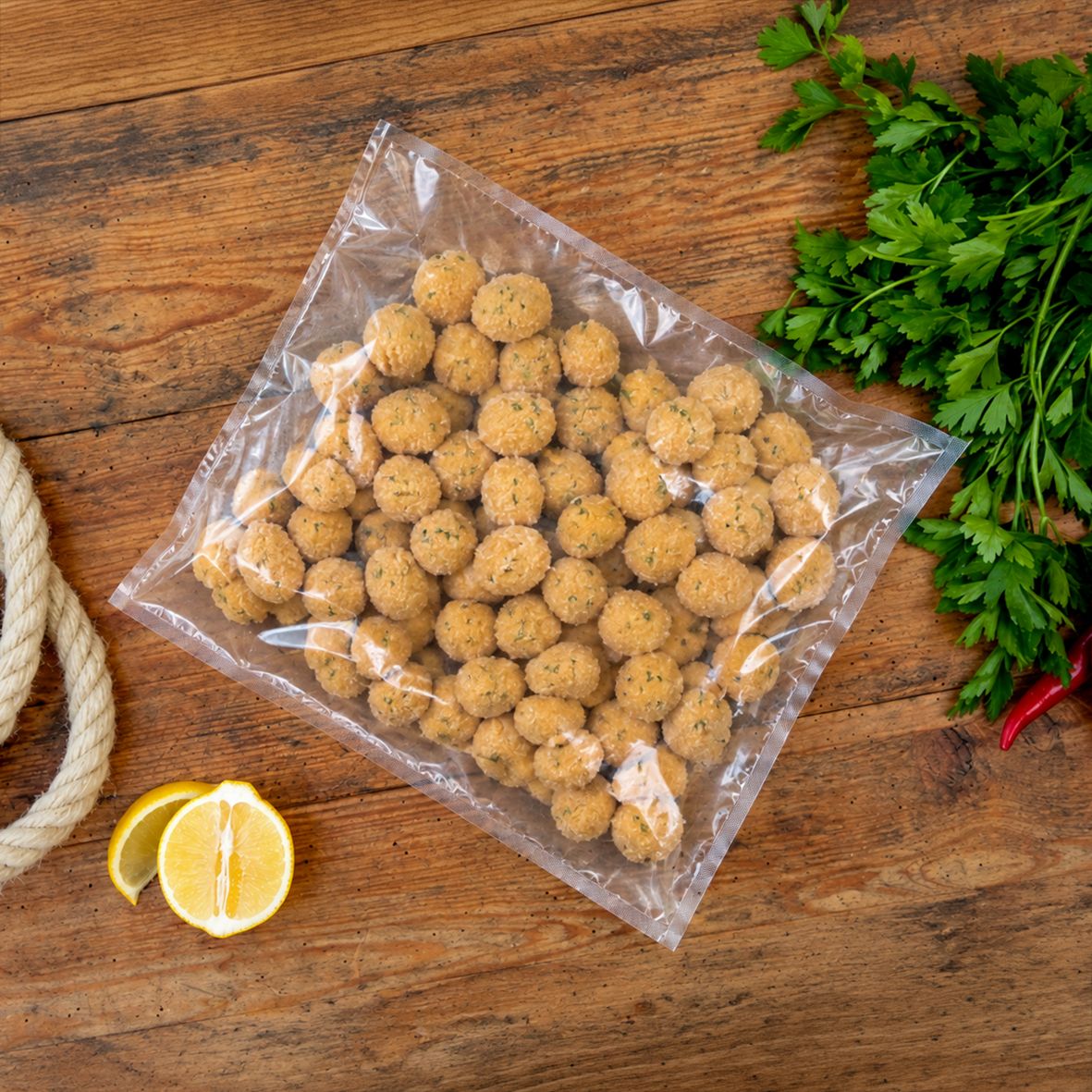 Tempura Scallops aus Kammmuschelfleisch, vorfrittiert, tiefgefroren, 300 g 3