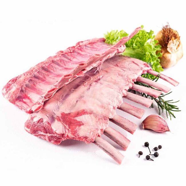 Lammkrone (Lammcarree / French Rack) – Zartes Rückenstück vom Weidelamm