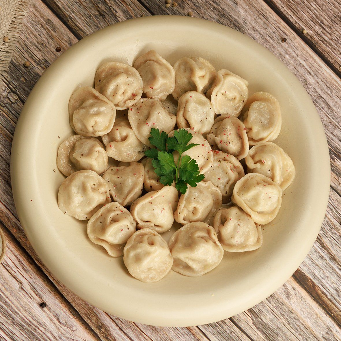 Pelmeni - "Wladimirskie" m. Schweine-, Rind- u. Putenfleisch 2
