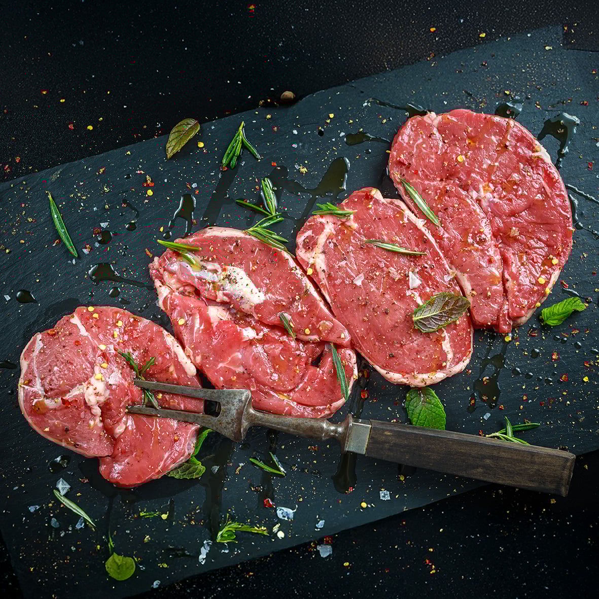 Steaks aus der Lammhüfte vom Weidelamm, Neuseeland, Halal 550g-1200g 2