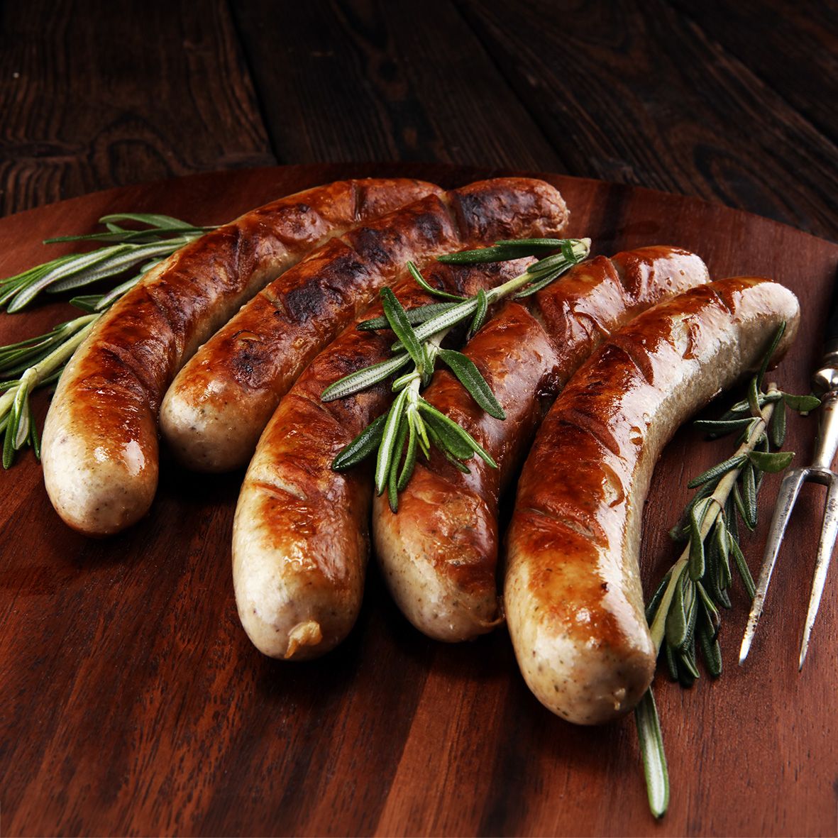 Hähnchenbratwurst im Saitling 3