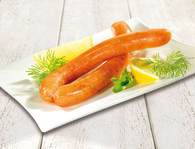 GOSCH Lachsknacker – Würstchen aus feinem Lachsfilet