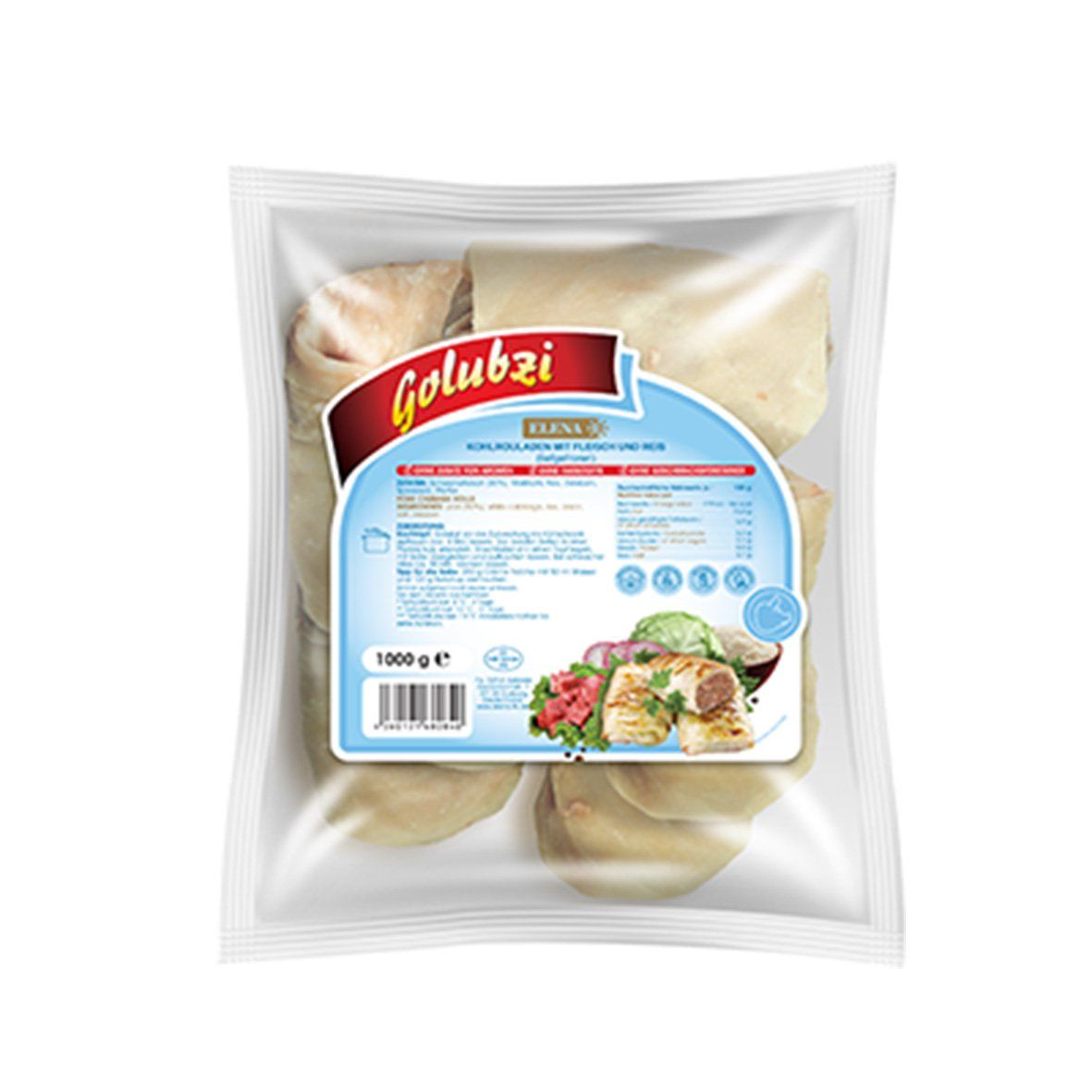 Golubzi Kohlrouladen m. Schweinefleisch u. Reis