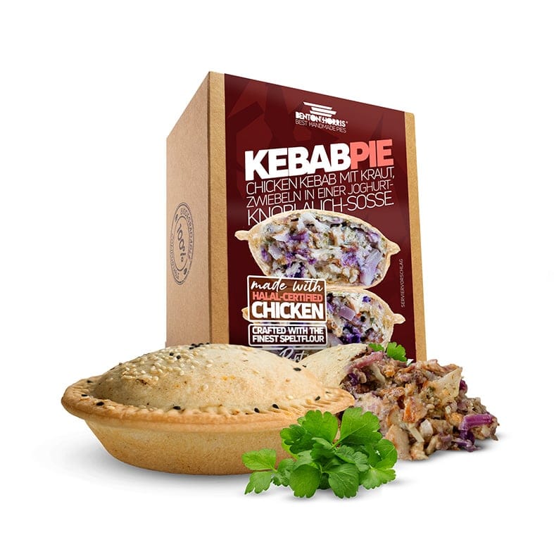 Chicken Kebab Pie im Dinkelteig (gefüllte Teigtasche, ca. 220 g)