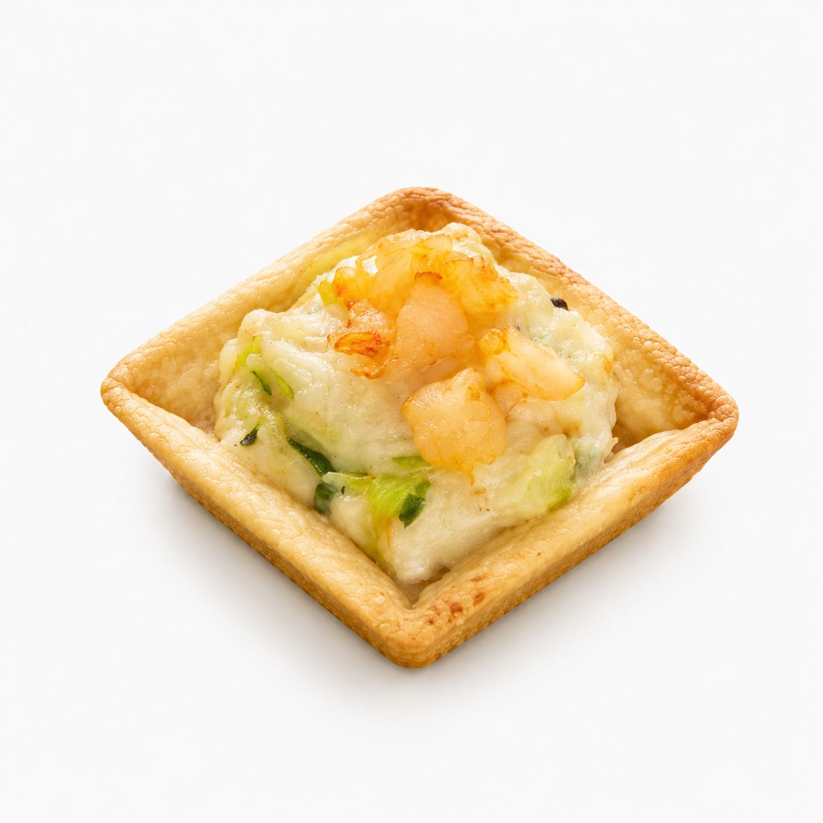 Mini-Quiche Garnele-Wirsing mit Trüffelnote, tiefgekühlt, 6 x 25 g