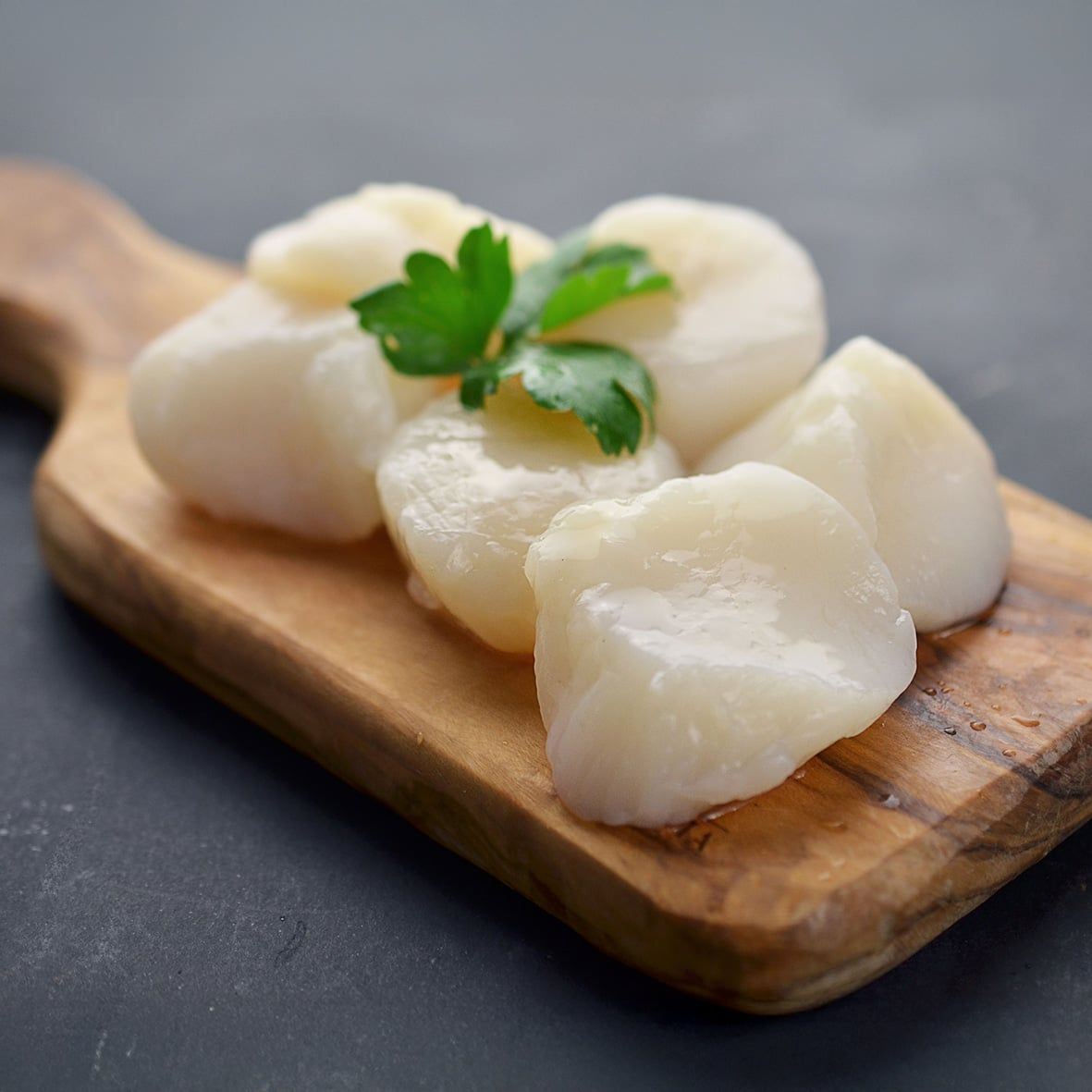 Jacobsmuschelfleisch (Scallops) ohne Rogen, KINGSIZE, u10, 1kg 2