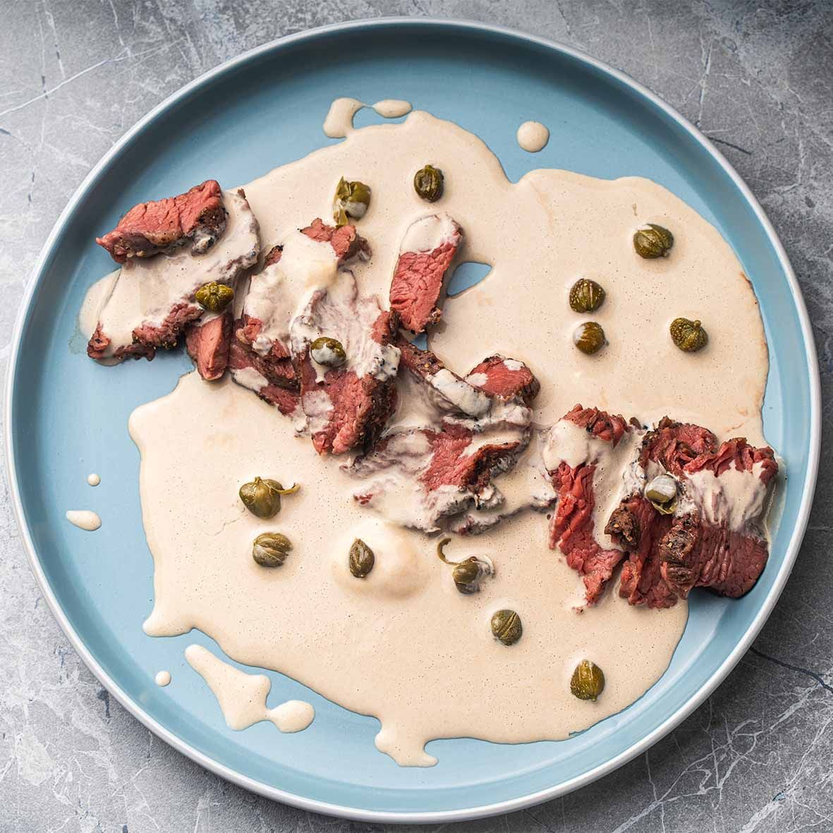 Vitello-tonnato-Würzsauce – Cremige Thunfischsauce mit Kapern (2 x 250 g)
