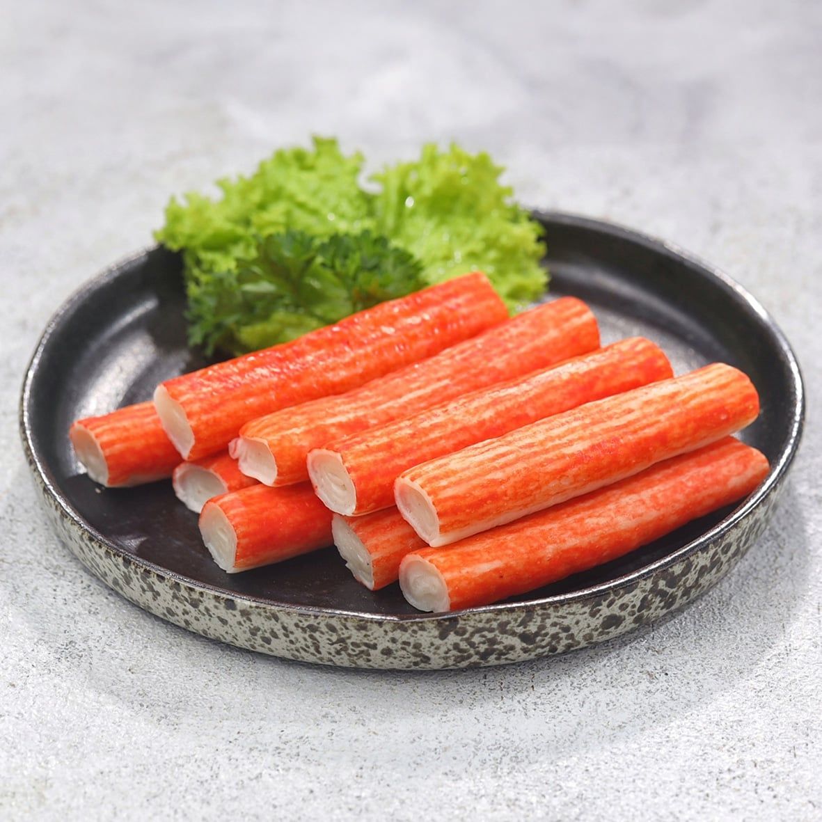 Surimi Sticks, orange (engl. Fish-Crabmeat), proteinreich 1x250g 2