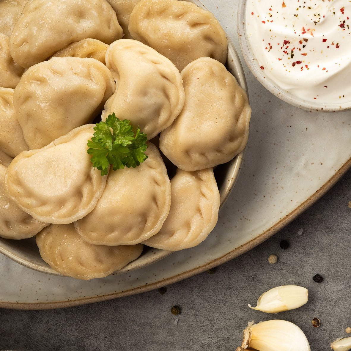 Wareniki m. Kartoffeln u. Steinpilzen 2