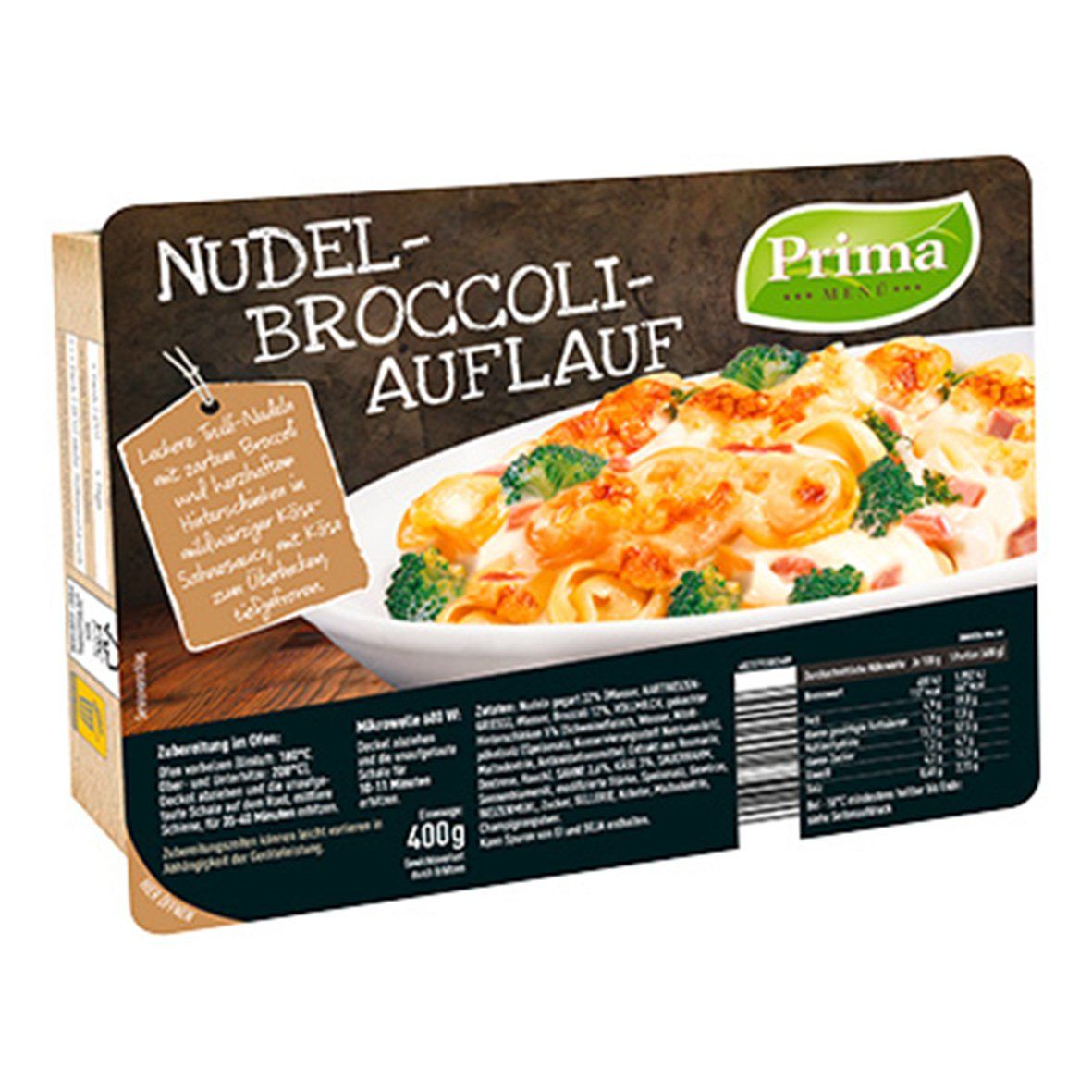 Prima MENÜ Nudel-Broccoli-Auflauf 400 g