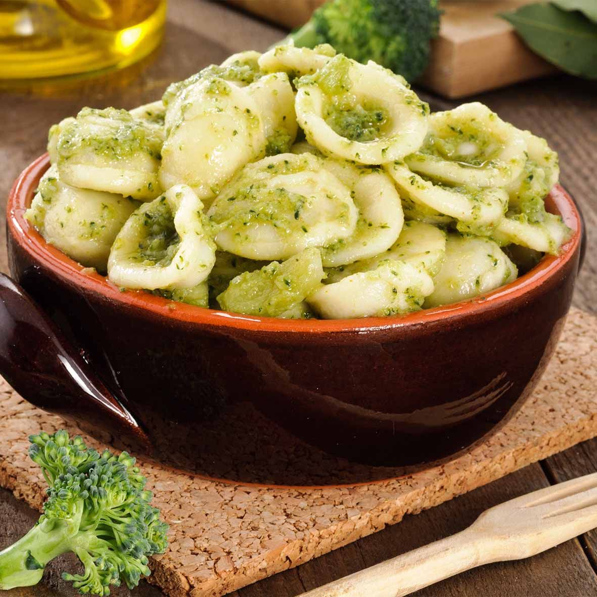 Pasta Orecchiette – vorgekochte Ohrmuschel Nudeln aus Hartweizengrieß (ohne Ei im Teig) (2 x 150g)  