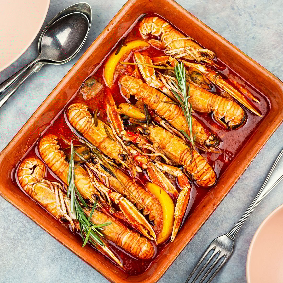 Langostinos (Kaisergranat) Wildfang – roh, mit Kopf & Schale 3