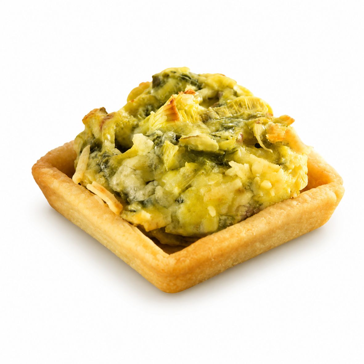 Mini-Quiche mit Lauch und Speckwürfeln, tiefgekühlt, 6 x 25 g