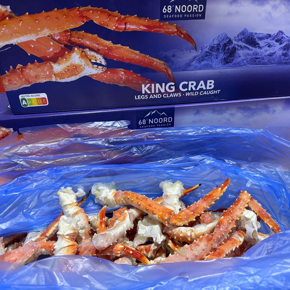 Königskrabben Beine und Scheren gekocht klein 2,5 kg             4