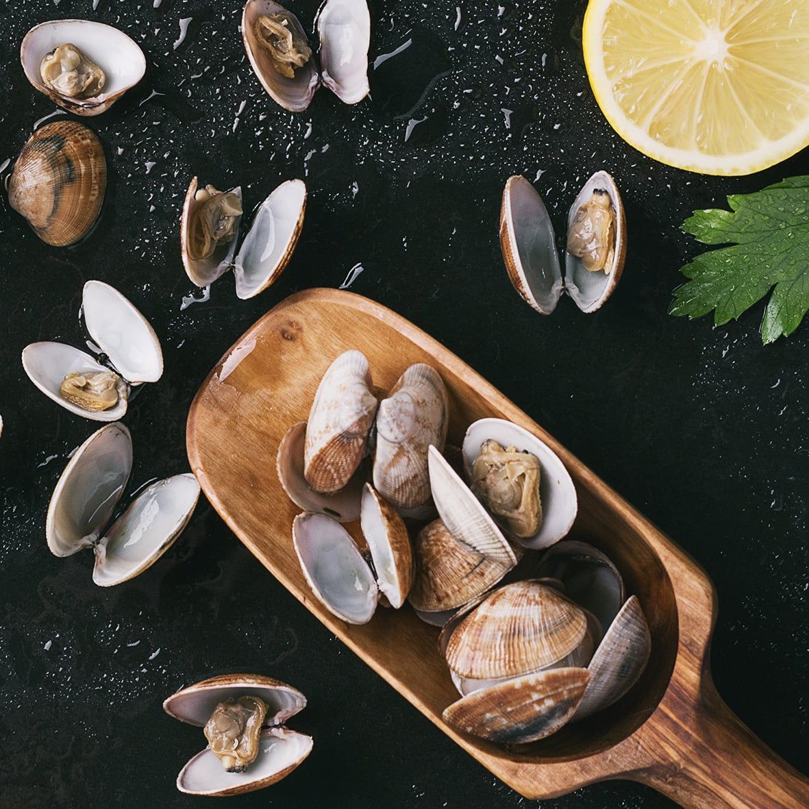 Ganze Venusmuscheln, sortenrein, blanchiert, schockgefrostet,1 kg 2