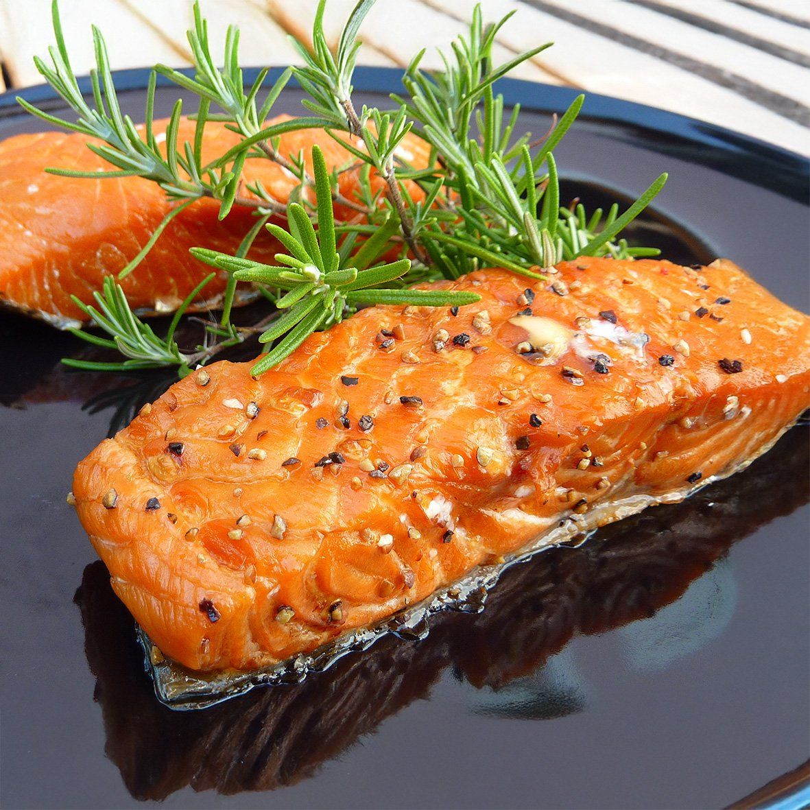 Stremellachs-Filet, Pfeffer | ca. 150 - 200 g