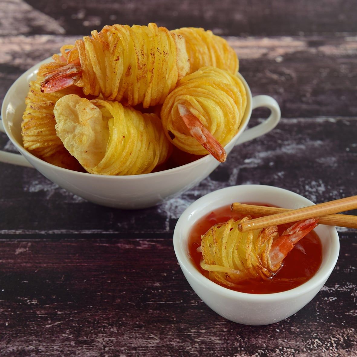 Garnelen im Kartoffelnest – Knusprig & aromatisch, 1.000 g (4x250 g) 2