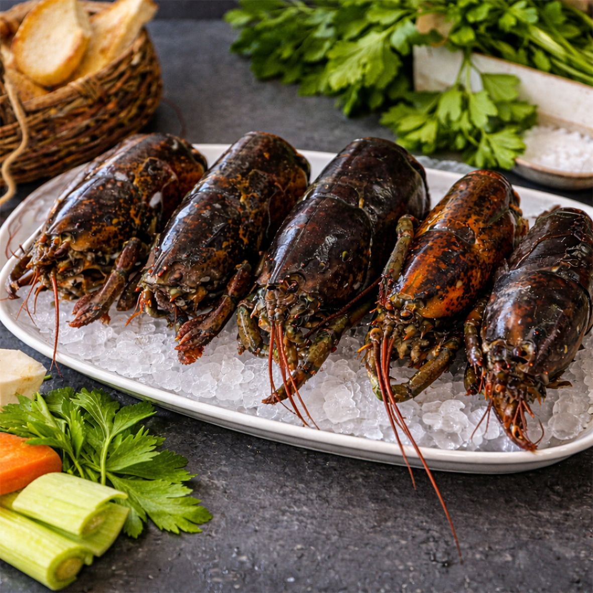 Hummer Karkassen für Hummer-Fond / Hummersuppe / Fischsuppe 1kg 2