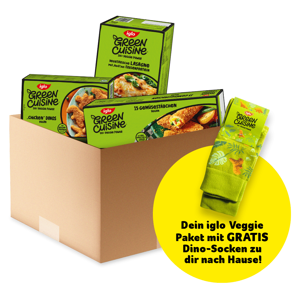 iglo Green Cuisine Bundle inklusive Socken