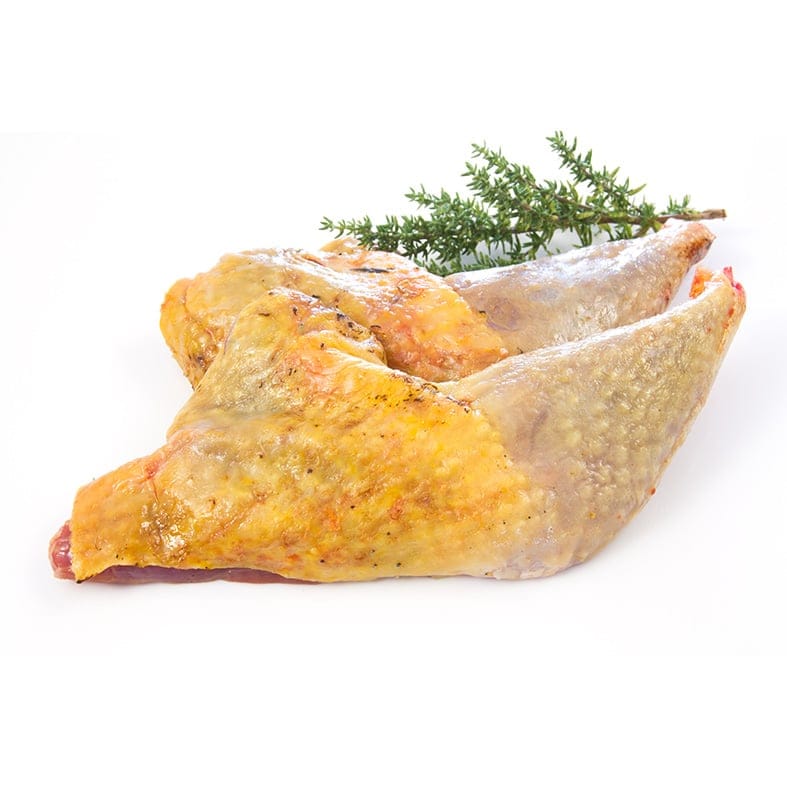 Perlhuhnbrust Supreme (tiefgefroren) – mit Haut & Flügelknochen, div. Gewichte  