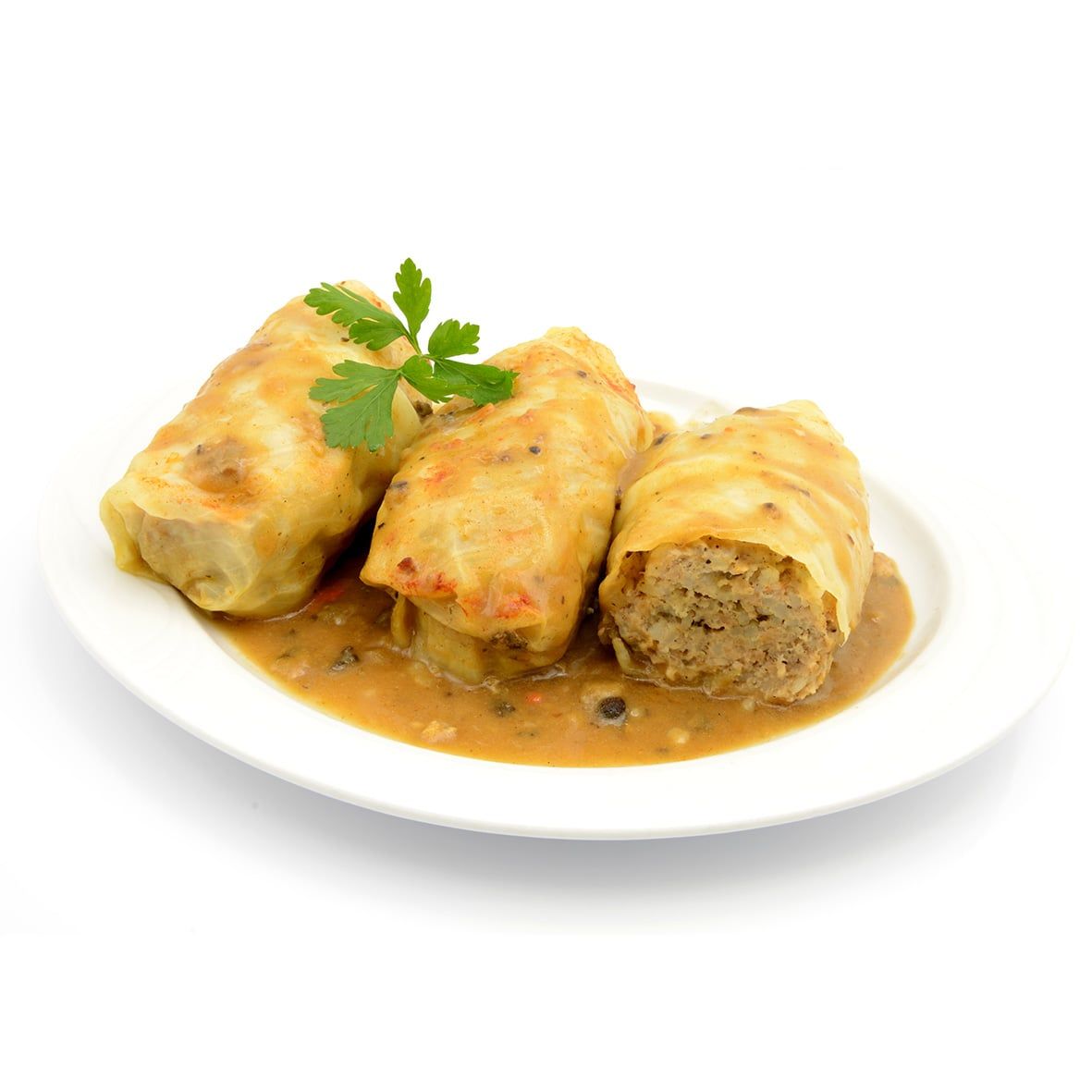 Golubzi Kohlrouladen m. Schweinefleisch u. Reis