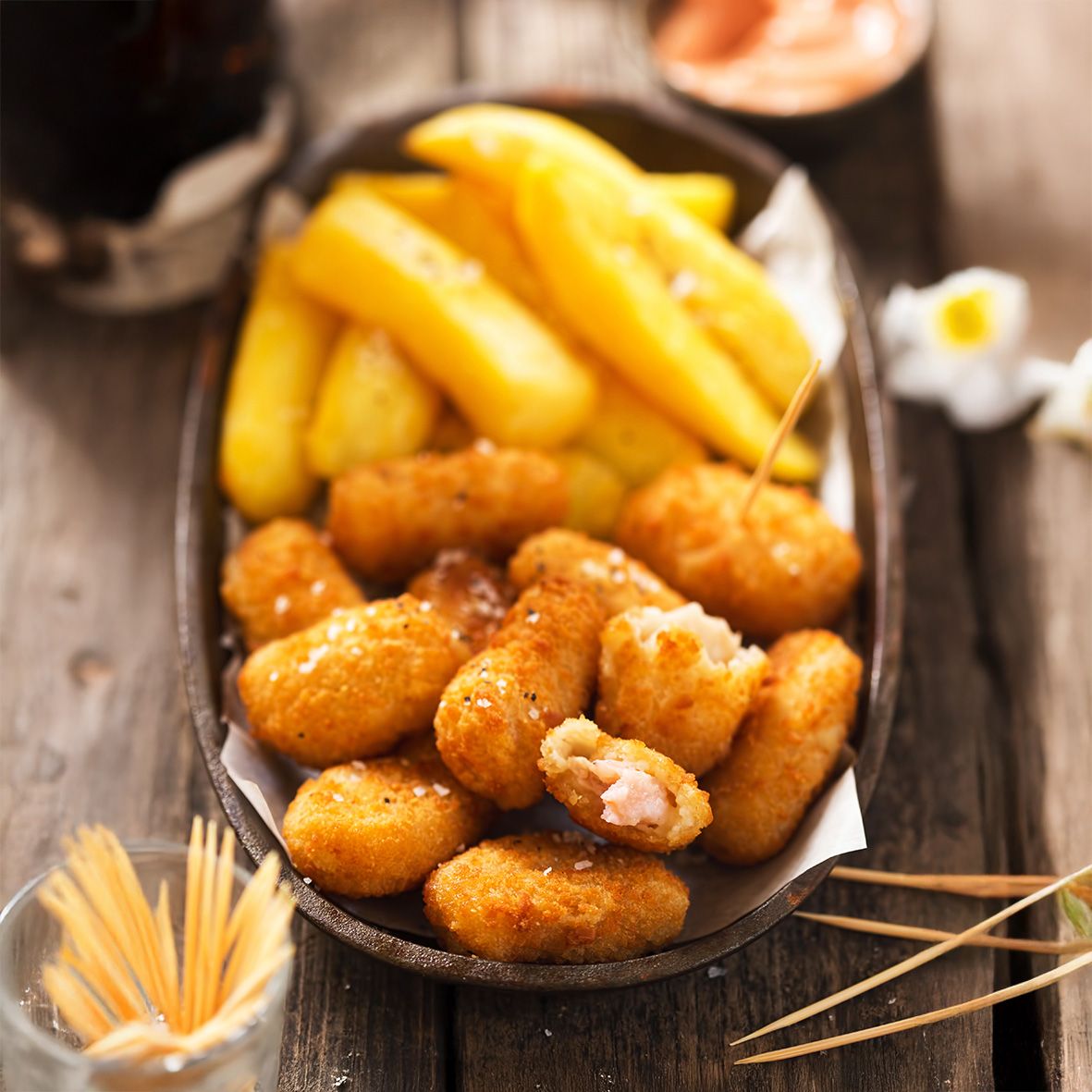 Scampi Fritti im Backteig 45% Garnelenfleisch 1kg 2