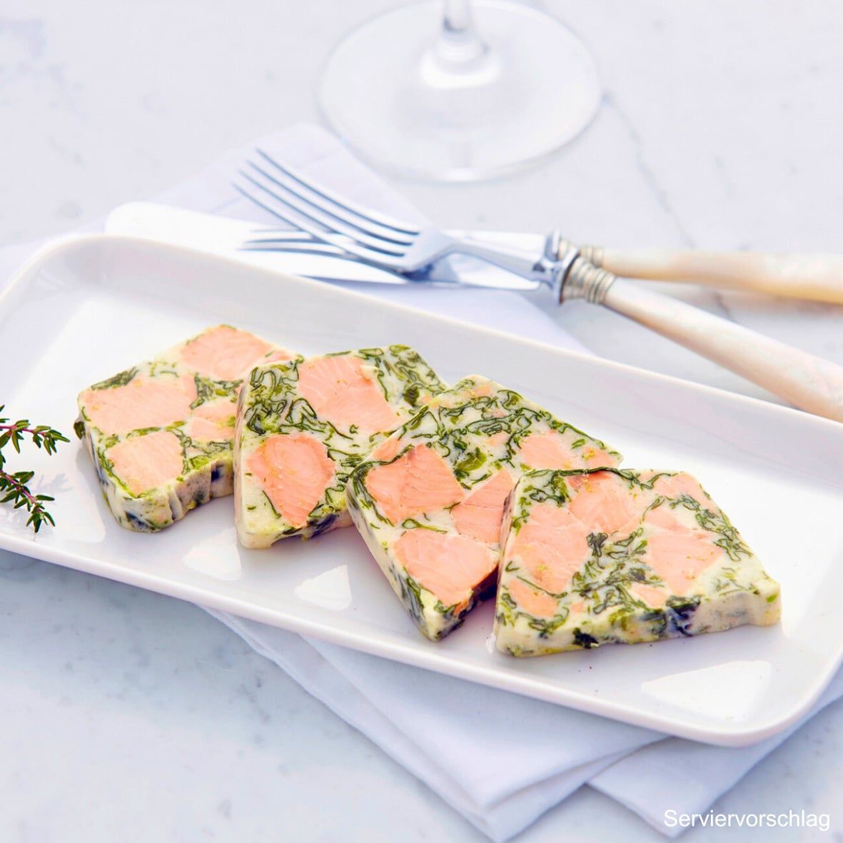 Lachs-Blattspinat-Terrine 3 x 30 g 2