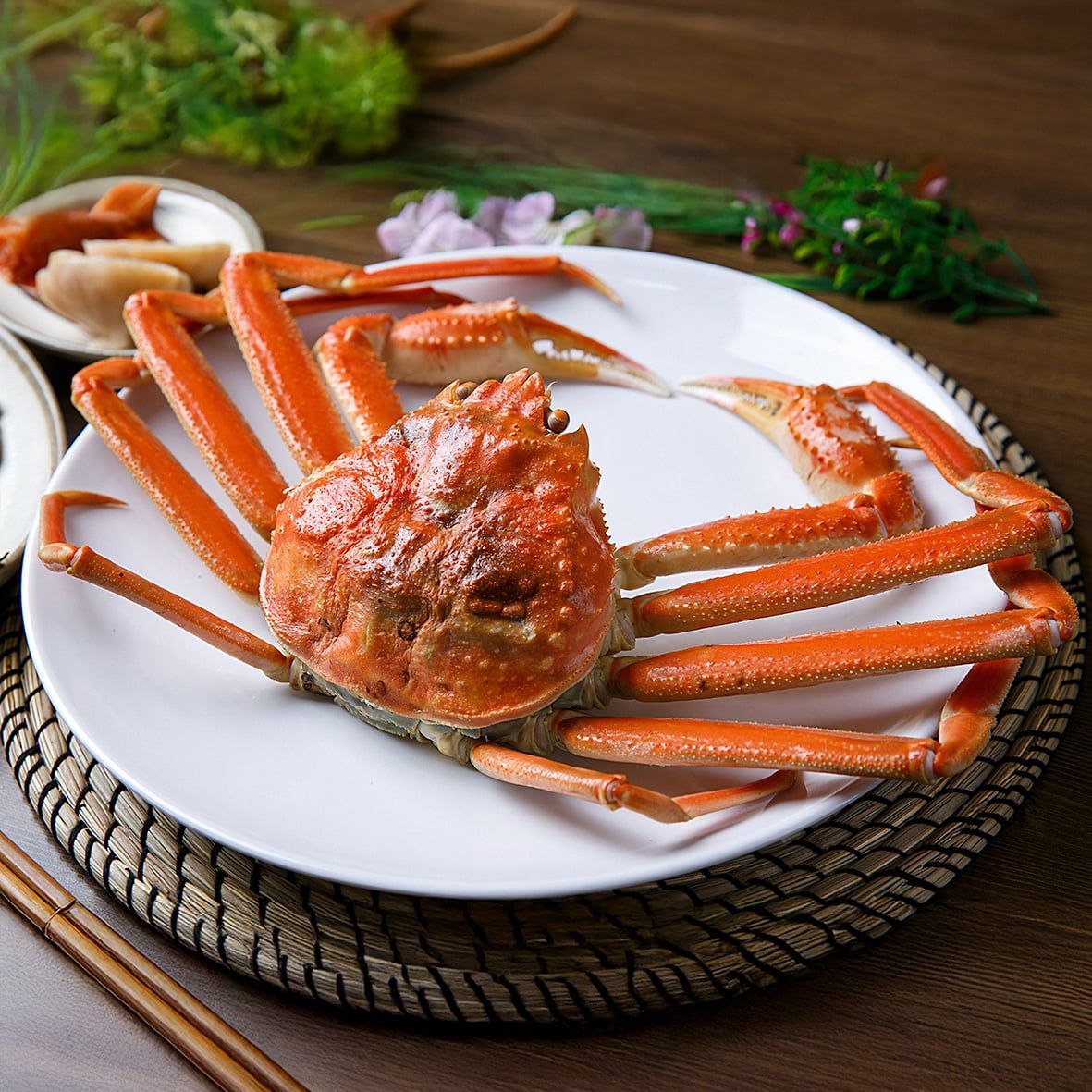 Schneekrabbe, ganz, gekocht – 500–800 g  2