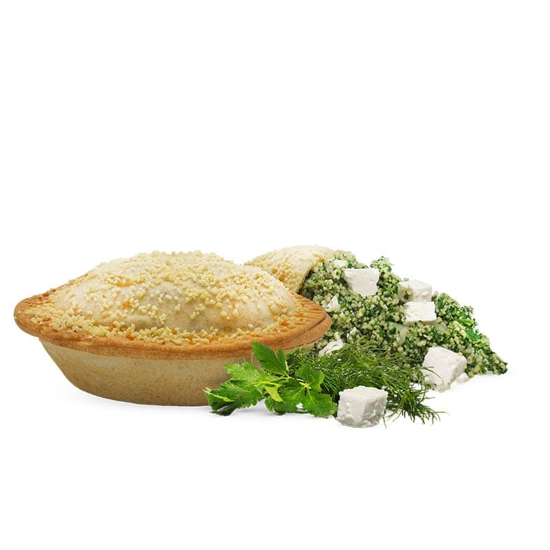 Benton and Horris - Veggie Pie Gefüllte Dinkelmehl Teigtasche ca. 220 g   3
