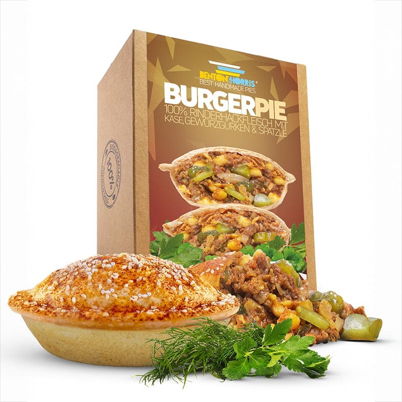 Benton and Horris – Burger Pie Gefüllte Dinkelmehl Teigtasche 2