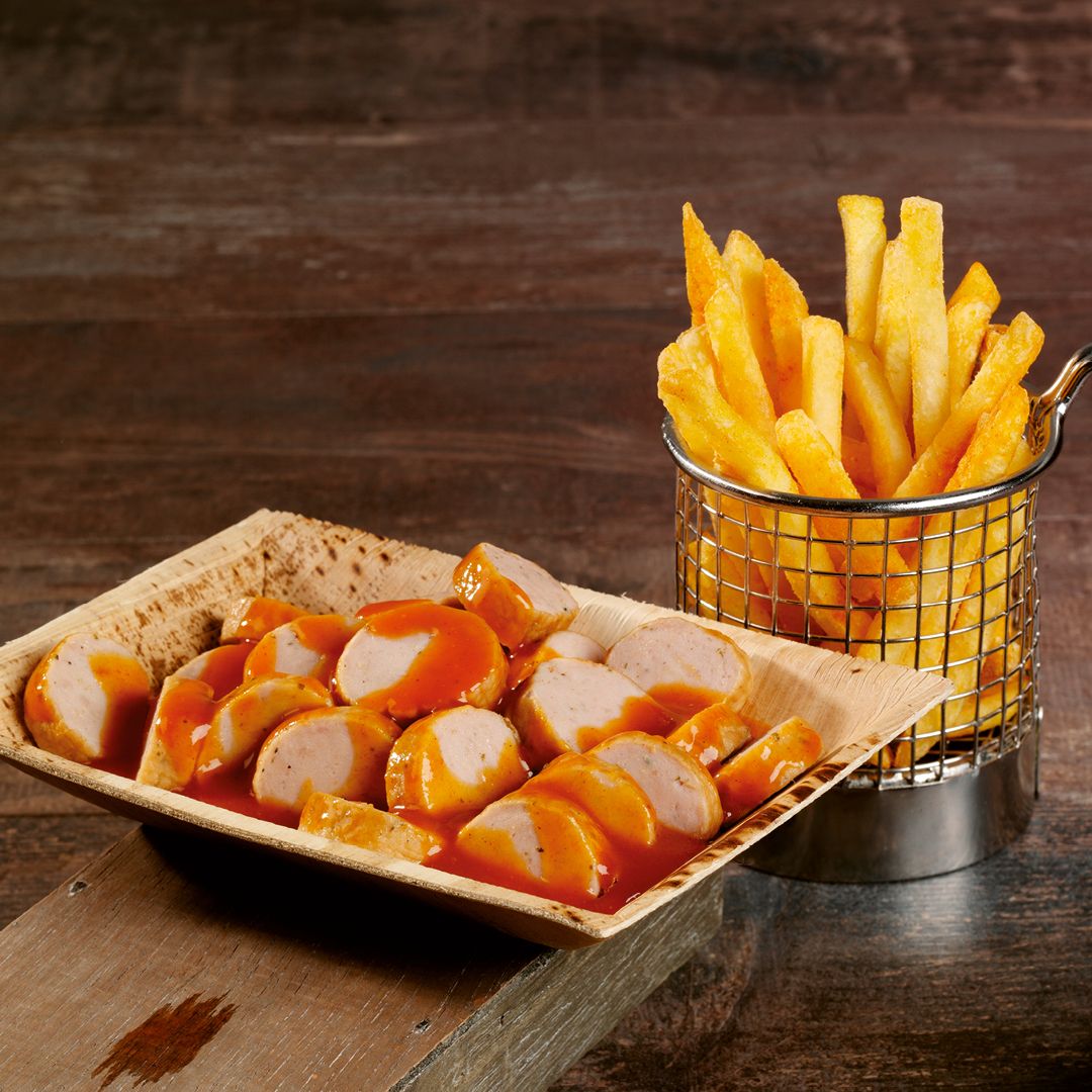 Prima MENÜ – Currywurst mit Pommes, 350 g, tiefgefroren 2
