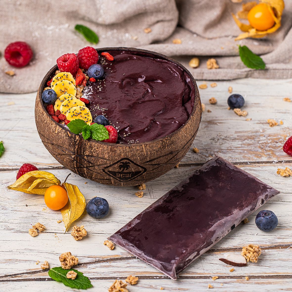 Bio Açaí-Püree Premium, portioniert 40 x 100 g 2