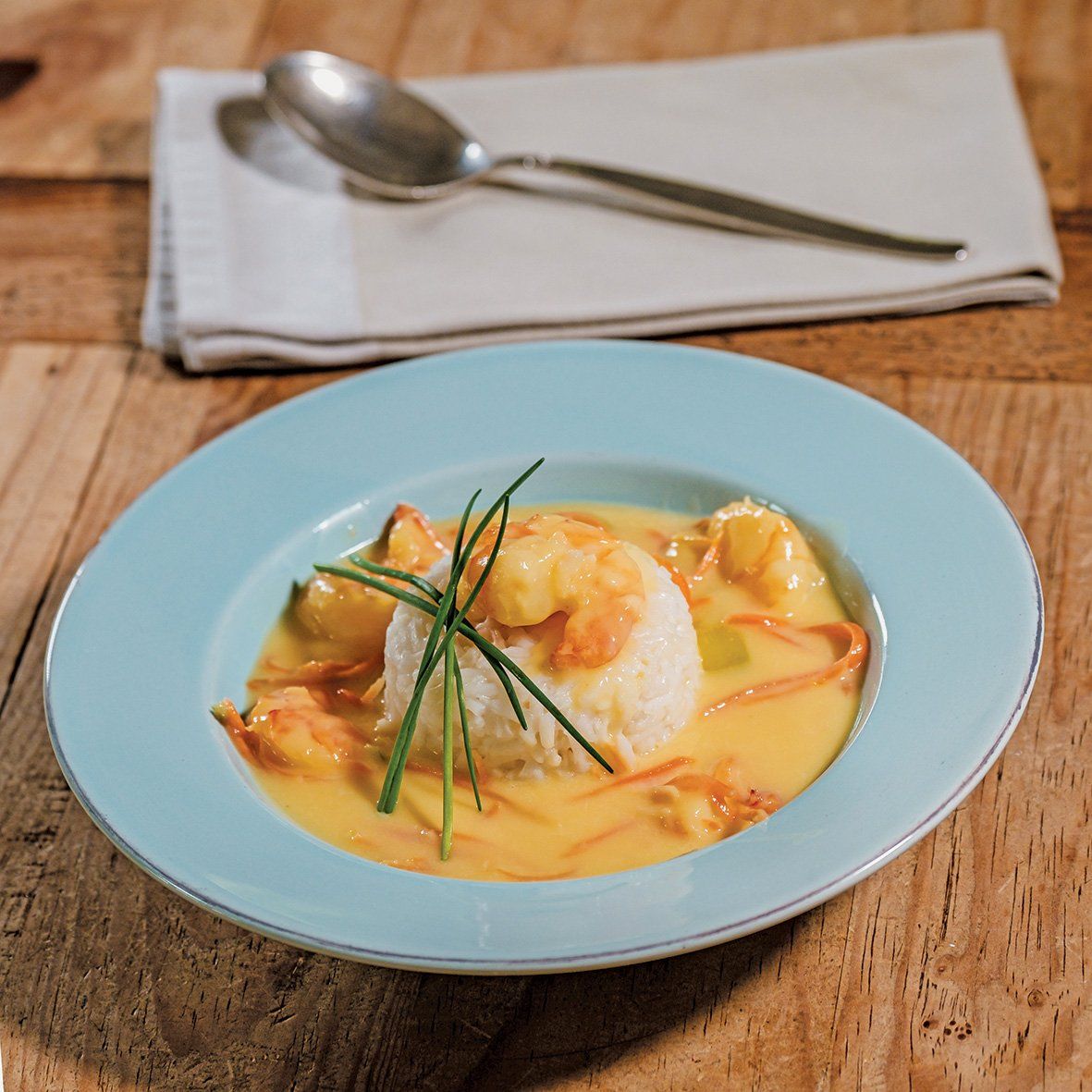 Riesengarnelen in Curry-Safransauce | 2 Stück je 220 g 2