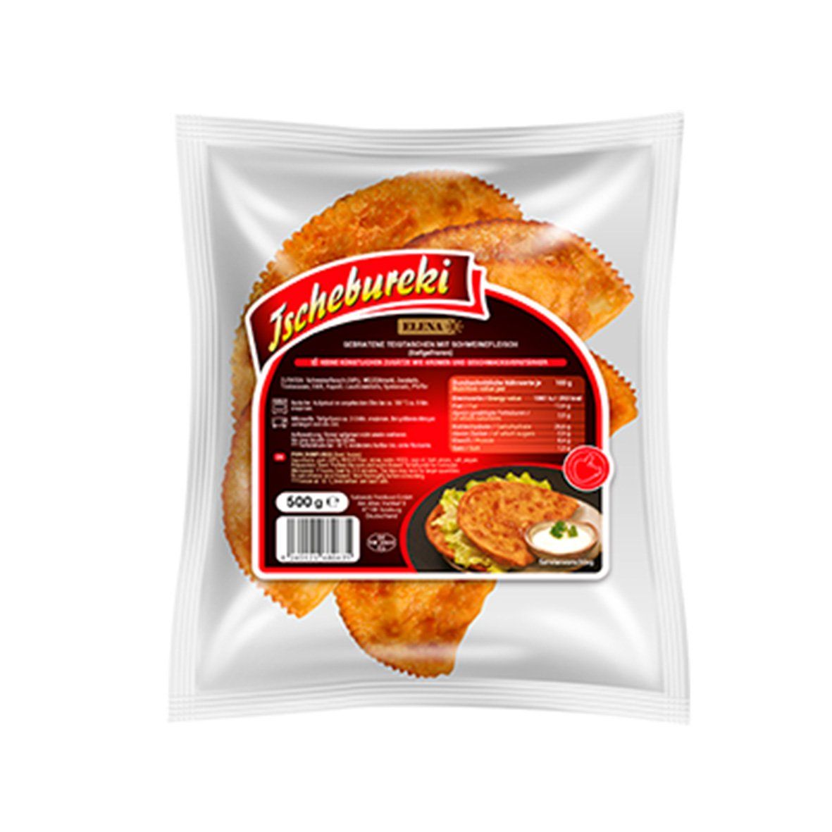 Tschebureki m. Schweinefleisch